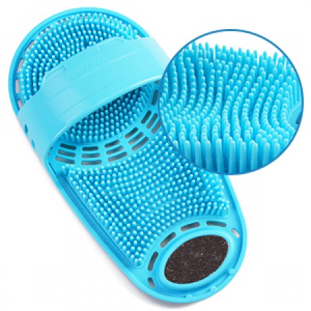 Meidong Silicone Shower Foot Scrubber Personal Foot Massage and Cleaning, Non-slip Foot Scrubber for Men and Women